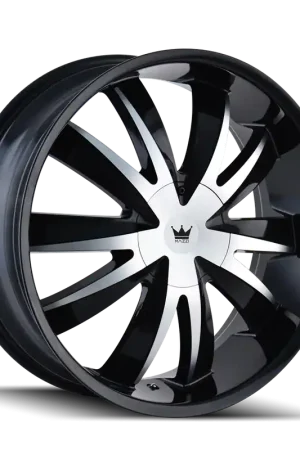 Money Back Guarantee Mazzi Edge Wheel 22x8.5 5x110 & 5x115 Gloss Black Machined 35mm