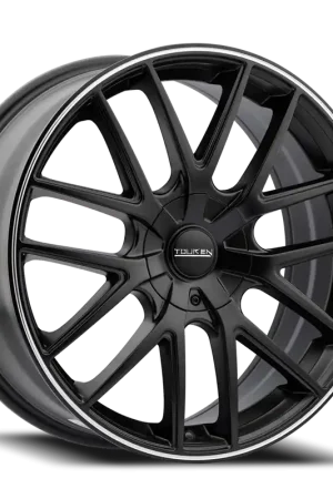 Touren Tr60 Wheel 16x7 5x112 & 5x120 Matte Black Machined 42mm Viral