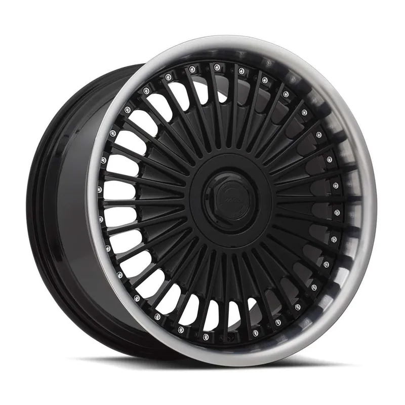 Mrr Vp4 Wheel 19x8.5 5x112 Black w/ Machined Lip 45mm VP0419855xx20BK-51245 - FREE T-SHIRT INCLUDED! Wholesale