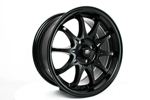 Mst Mt04 Wheel 15x7 5x100 & 5x114.3 Matte Black 35mm Hassle-Free Returns