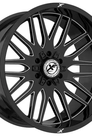 Trending Xf Off-Road Xf-240 Wheel 20x10 8x165.1 & 8x170 Gloss Black & Milled -12mm