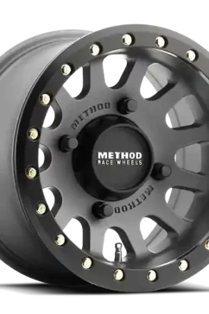 Method Race Mr401 Beadlock Atv Utv Wheel 15x7 4x136 Titanium w/ Matte Black Ring 13mm - BLOWOUT NO RETURNS Free Returns