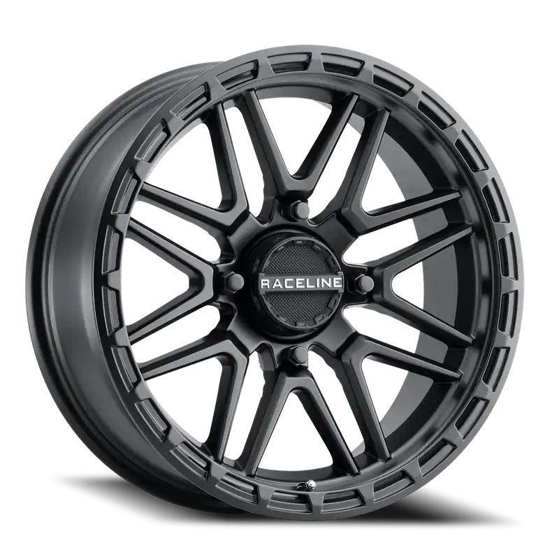 Raceline A11B Krank Xl Atv Utv Wheel 18x7 4x137 Satin Black 0mm - FREE T-SHIRT INCLUDED! Deal