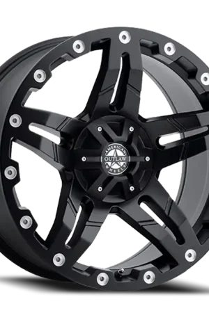 Big Sale American Outlaw Revolver Wheel 22x11.5 6x135 Gloss Black -38mm