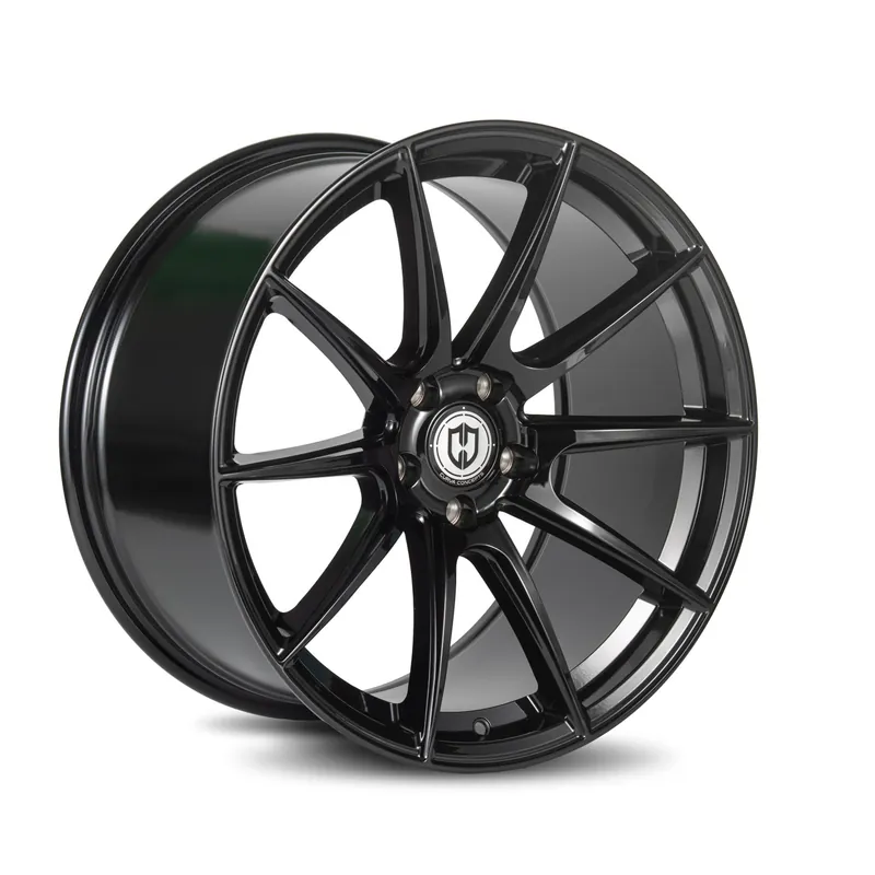 Curva Cff72 Wheel 19x9 5x112 Gloss Black 28mm Fast Shipping