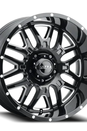 Ultra 203Bm Hunter Wheel 20x10 5x127 Gloss Black w/ Cnc Milled Accents -25mm Today Only