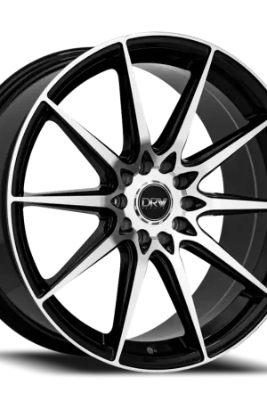 Time-Limited Drw D19 Wheel 17x7.5 5x100 & 5x114.3 Gloss Black Machined Face 38mm