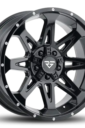 Rock Forged Ff88 Wheel 20x10 6x135 & 6x139.7 Gloss Black -19mm Affordable