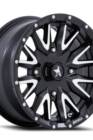 Msa Offroad M49 Creed Atv Utv Wheel 14x7 4x137 Matte Black Machined 10mm - FREE T-SHIRT INCLUDED! Original