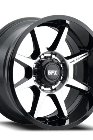 Shop Now G-Fx Tr31 Wheel 20x9 8x180 Gloss Black Machined w/ Milled Ring 18mm