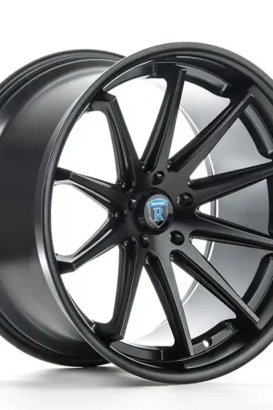 Last Chance Rohana Rc10 Wheel 20x10 5x112 Matte Black 33mm - FREE T-SHIRT INCLUDED!