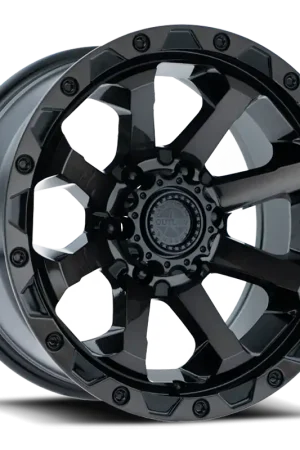 American Outlaw Capone Wheel 17x8.5 6x135 Satin Black 0mm One Day Deal