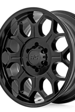Exclusive Offer Rough Country 77 Series Wheel 20x10 6x135 Semi Gloss Black -25mm 77202517 - FREE T-SHIRT INCLUDED!