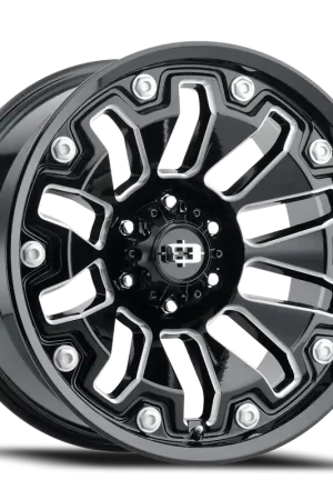 Flash Sale Vision Armor 362 - Wheel 20x10 5x150 Gloss Black Milled Spoke -25mm
