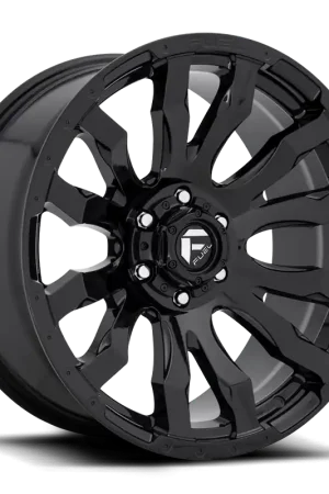 Fuel D675 Blitz Wheel 22x12 6x135 Gloss Black -44mm - MINIMUM PURCHASE OF 4 WHEELS - FREE T-SHIRT INCLUDED! Clearance