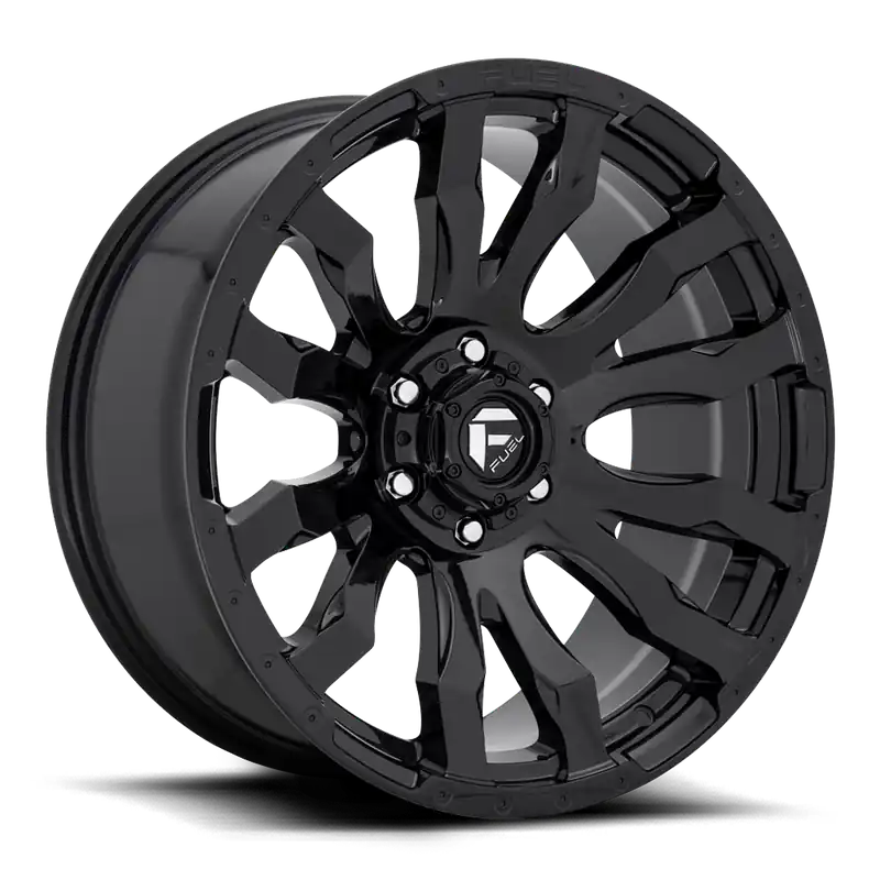 Fuel D675 Blitz Wheel 22x12 6x135 Gloss Black -44mm - MINIMUM PURCHASE OF 4 WHEELS - FREE T-SHIRT INCLUDED! Clearance