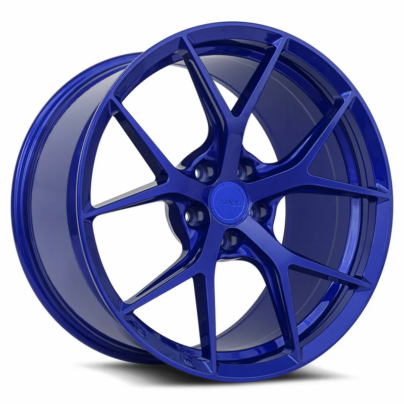 Mrr Fs6 Wheel 19x8.5 5x108 Candy Blue 35mm - FREE T-SHIRT INCLUDED! Professional Grade