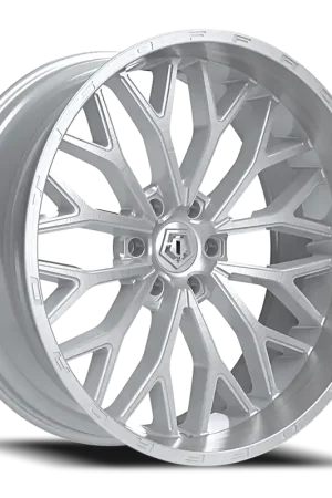 Modern Tis 565Bsm Wheel 22x12 8x180 Brushed Silver - 44mm - FREE T-SHIRT INCLUDED!