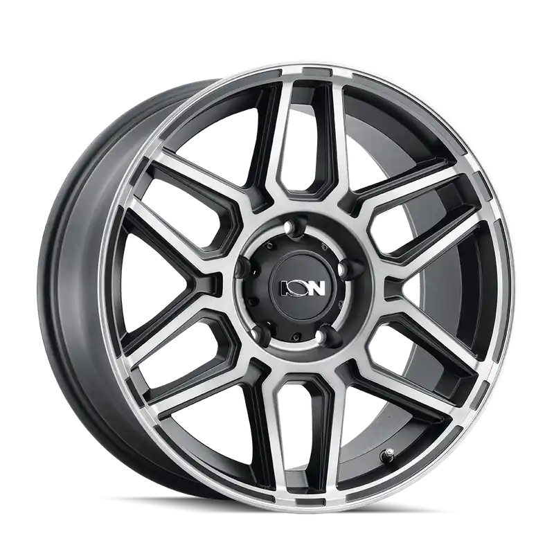 Ion 146 Wheel 20x10 5x127 Matte Black Machined With Dark Tint -19mm Sale