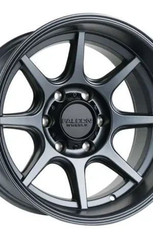 Falcon T8 Seeker Wheel 17x9 6x139.7 Matte Gunmetal -12mm T8-7983-12-MGN - FREE T-SHIRT INCLUDED! Top Pick
