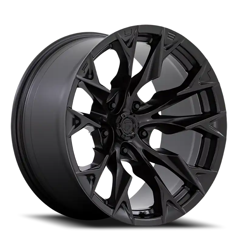 Fuel D804 Flame Wheel 24x12 5x127 Black -44mm - MINIMUM PURCHASE OF 4 WHEELS - FREE T-SHIRT INCLUDED! Best Seller