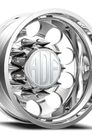 Adf Big Mac Dually Wheel - 22x8.25 8x165.1 Polished -167mm - MINIMUM PURCHASE OF 4 - FREE T-SHIRT INCLUDED! Flash Sale