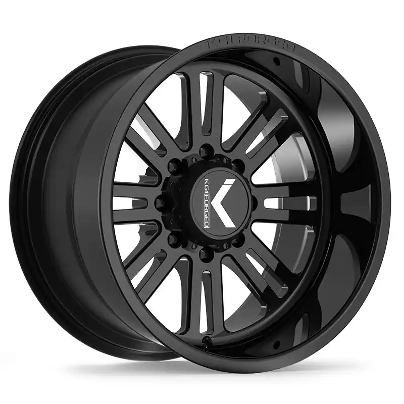 Exclusive Offer Kg1 H8Ter Wheel 20x10 8x165.1 Gloss Black -18mm - FREE T-SHIRT INCLUDED!