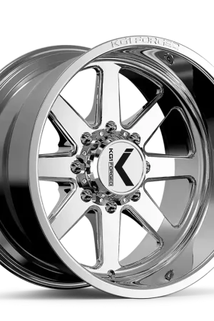 Clearance Kg1 Okto Wheel 22x12 8x165.1 Polished -44mm - FREE T-SHIRT INCLUDED!