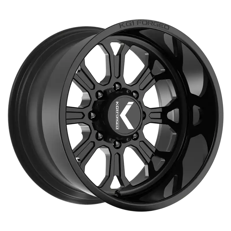 Money Back Guarantee Kg1 Checkmate Wheel 22x10 8x170 Gloss Black -18mm - FREE T-SHIRT INCLUDED!