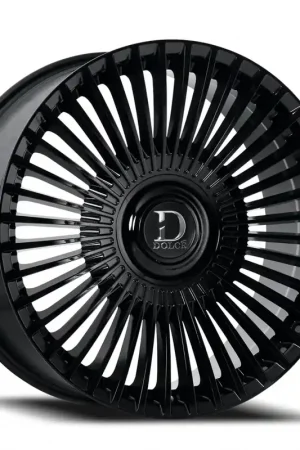 Dolce Luxury Trento Wheel 24x9 5x112 & 5x120 Gloss Black 28mm TRENTO-249010GB - FREE T-SHIRT INCLUDED! Hassle-Free Returns