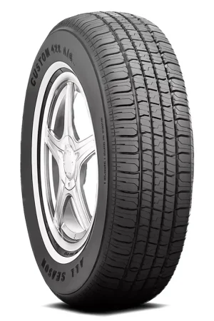 Multi-Mile Custom 428 A/S Tire P205/75R15 97S 440 A B White Wall - FREE ROAD HAZARD! Buy Today