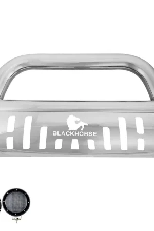Black Horse Off Road Bull Bar Kit GDRD BB093904-SP-PLFB Certified