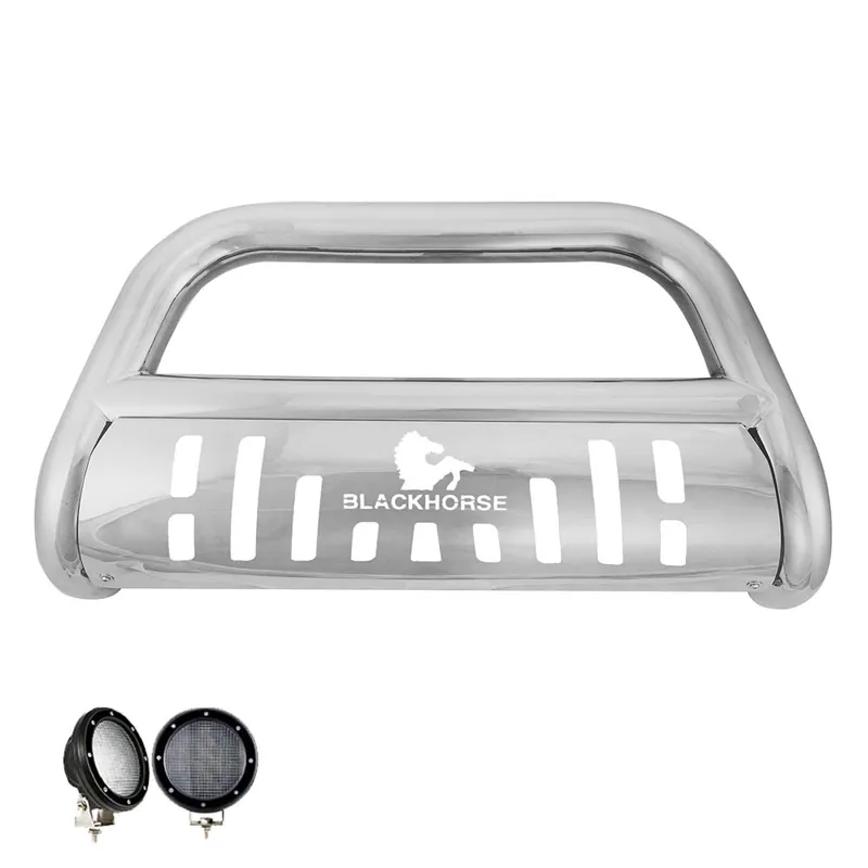 Black Horse Off Road Bull Bar Kit GDRD BB093904-SP-PLFB Certified