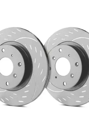 Big Sale SP Performance Rear Vented 10 Lug Diamond Gray ZRC Brake Rotors PLA D54-119