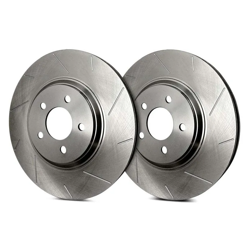 Secure Checkout SP Performance Front Vented 8 Lug Straight & Curved Silver ZRC Brake Rotors PLA T54-5140-P
