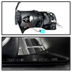 Spyder Projector Headlights - LED Halo - Black Smoke FCLH 5078414 Professional Grade