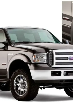 Bushwacker 20928-02 Extend A Fender Flares OE Matte Black 4pc For Ford F-250 Buy Online