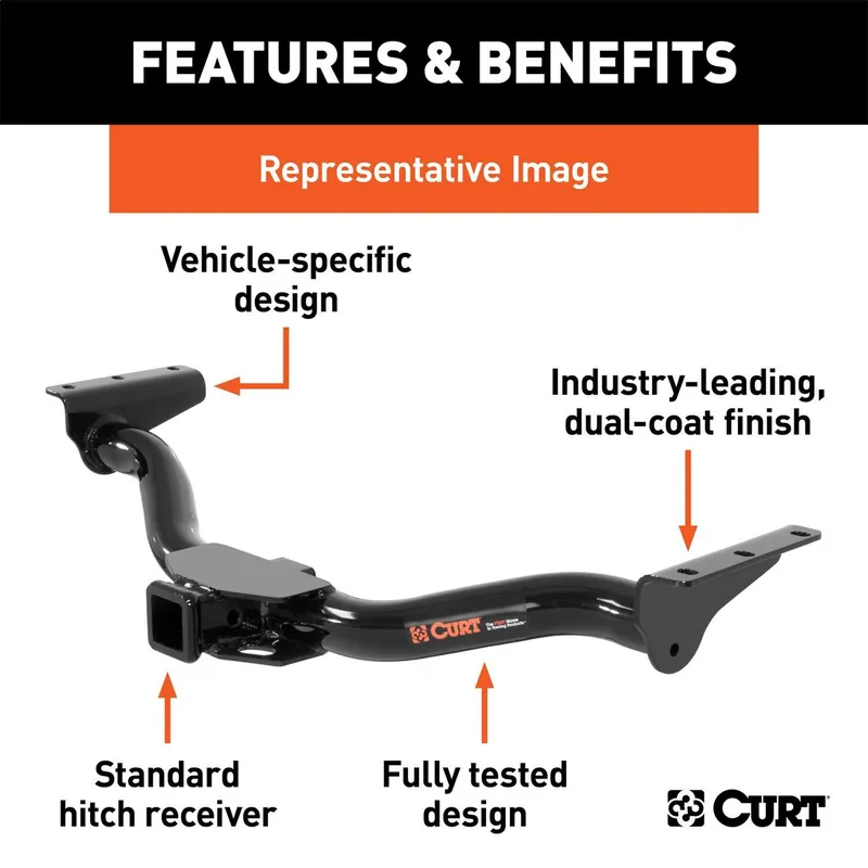 Limited Edition Curt 13342 Class III 2 in. Receiver Hitch | Mercedes-Benz ML320 ML350 ML450