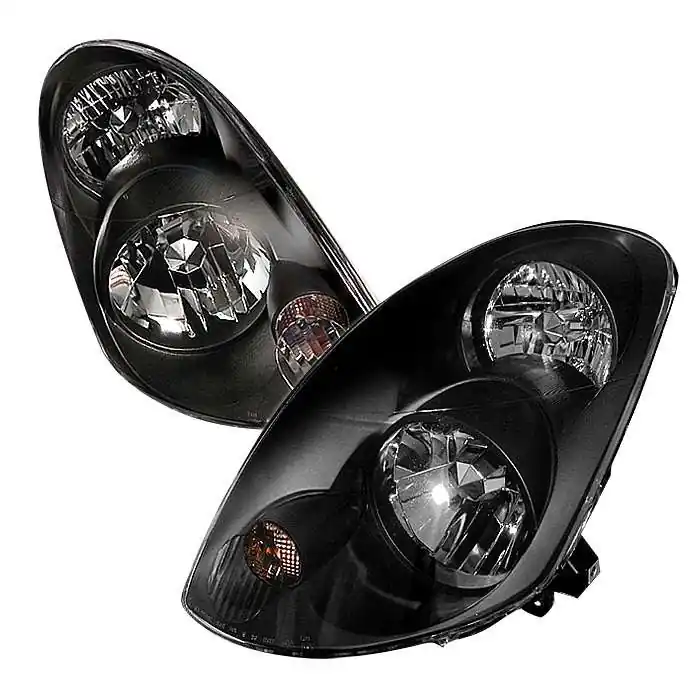 Spec-D Black Headlights w/ Crystal Housing SPE LH-G3503JM-KS Grab Now