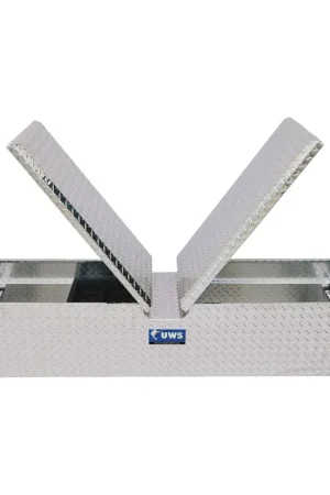 Uws TB-63 Gull Wing Series Double Lid Crossover Tool Box | Chev Colorado Dodge Dakota Best Seller
