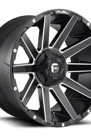 Bargain Fuel Offroad Wheels Contra D616 Matte Black Milled 20x10 -18mm Offset 5x114.3 (5x4.5),5x127 (5x5)