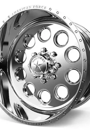 American Force Forged Wheels Big Ten F09 Polished 22x11 0mm Offset 5x139.7 (5x5.5) Viral
