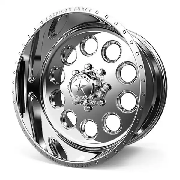 American Force Forged Wheels Big Ten F09 Polished 22x11 0mm Offset 5x139.7 (5x5.5) Viral