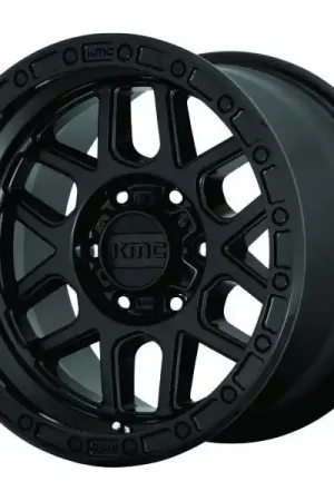 Editor’s Pick KMC Wheels Mesa KM544 Satin Black with Gloss Black Lip 17x9 -12mm Offset 6x139.7 (6x5.5)