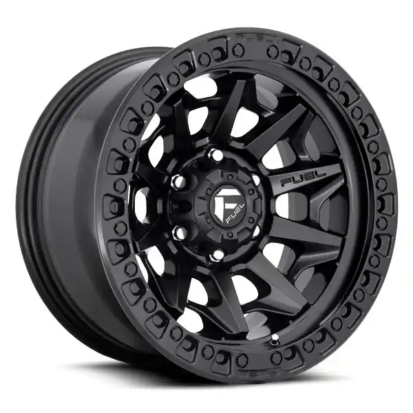 Authentic Fuel Offroad Wheels Covert D694 Matte Black 18x9 20mm Offset 8x180