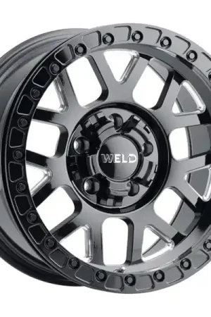 Best Price WELD Offroad Wheels Cinch W105 Gloss Black Milled 17x9 -12mm Offset 6x135,6x139.7 (6x5.5)