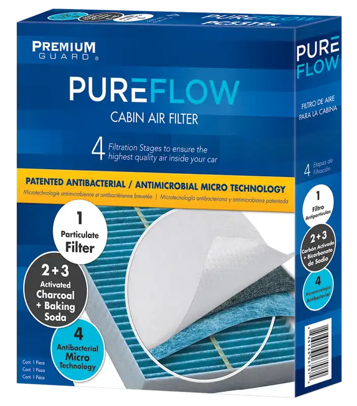 PUREFLOWCabin Air Filter with Antibacterial Technology, PC5425X New Release
