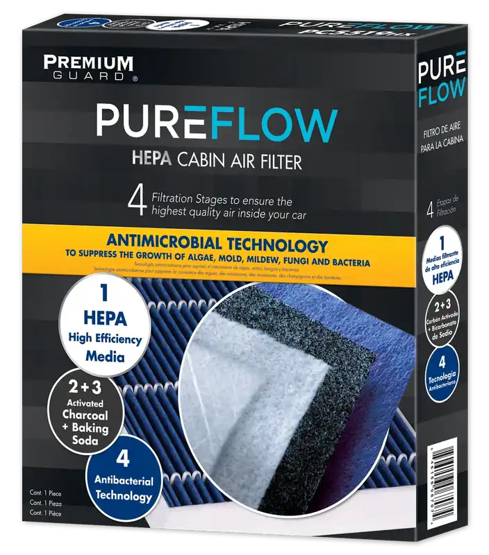 PUREFLOW 2007 GMC Yukon XL 2500 Cabin Air Filter with HEPA and Antibacterial Technology, PC9957HX Affordable