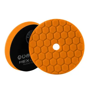 Must Have Chemical Guys Hex-Logic Quantum Medium-Heavy Cutting Pad - Orange - 5.5in - BUFX112HEX5