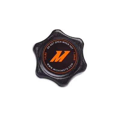 Authentic Mishimoto 1.3 Bar Rated Carbon Fiber Radiator Cap Small Import - MMRC-13-SMCF